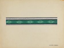 Wall Paper Border, c. 1936. Creator: George Robin.