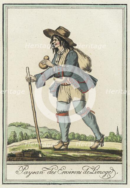 Costumes de Différent Pays, 'Paysan des Environs de Limoge', c1797. Creator: Jacques Grasset de Saint-Sauveur.
