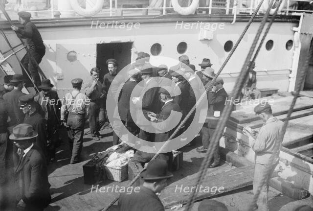 USS Martha Washington returning for Balkan War, between c1910 and c1915. Creator: Bain News Service.