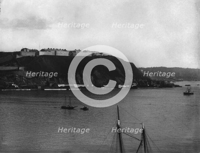 Quebec from Levis, between 1890 and 1906. Creator: Unknown.