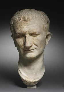 Portait Head of a Statesman, possibly Vespasian, 1-100. Creator: Unknown.