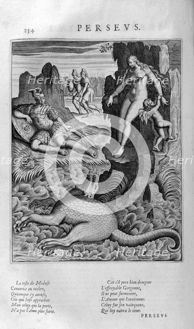 'Perseus rescuing Andromeda', 1615. Artist: Leonard Gaultier