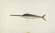 Swordfish Weather Vane, 1938. Creator: Robert Pohle.