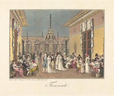Frascati (Café Frascati, Paris), 1807. Creator: Debucourt, Philibert-Louis (1755-1832).