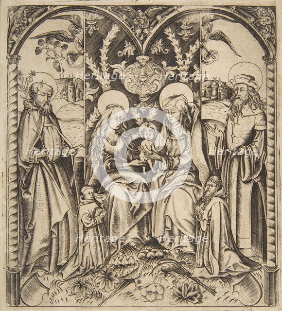 The Holy Family, 15th century., 15th century. Creator: Anon.