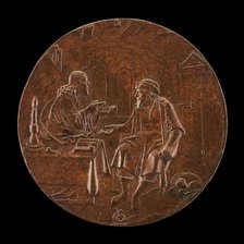 Christ and Nicodemus, c. 1550. Creator: Master P.G..