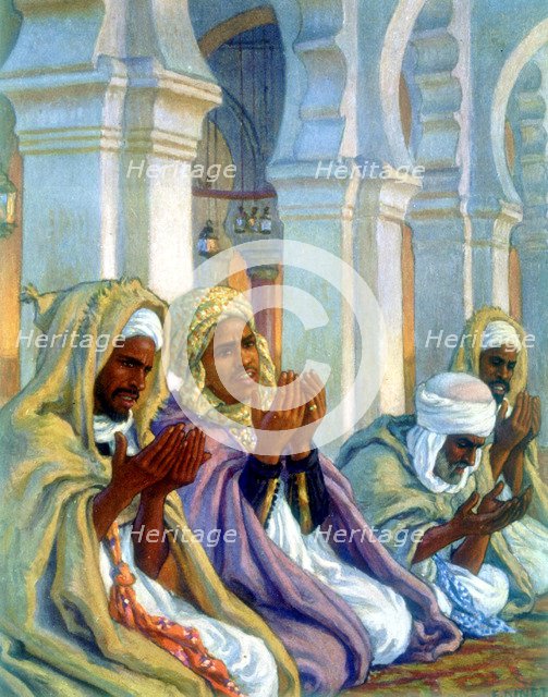 'L'invocation (La Priere)' ('Prayer of Invocation'), 1918. Artist: Etienne Dinet