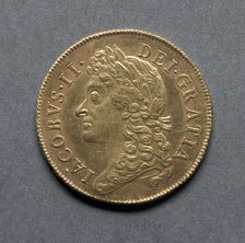 Two Guineas (obverse), 1687. Creator: Unknown.