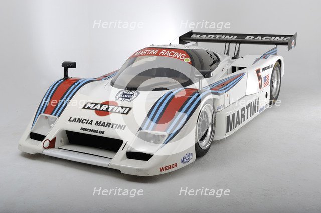 Lancia Martini Le Mans car chasis no 0007 1983. Artist: Simon Clay.