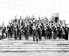 The Duc d'Aosta's Marriage...Duc d'Aosta and his brother officers, 5th Regiment of Artillery, 1895. Creator: Unknown.