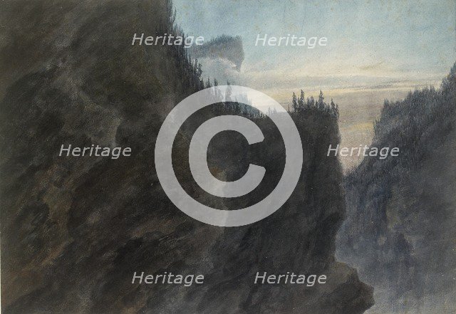 Entrance to the Valley of the Grande Chartreuse in Dauphine, c1770-1790. Artist: John Robert Cozens.