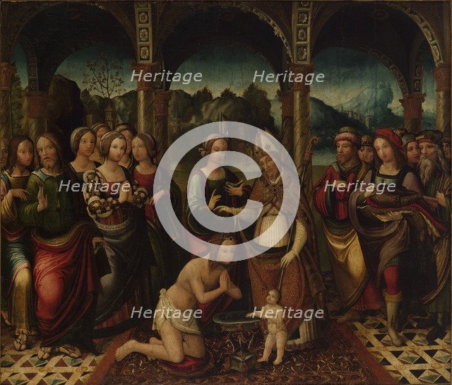 Baptismal Ceremony, End of 16th cen.. Artist: Aspertini, Amico (1474-1552)