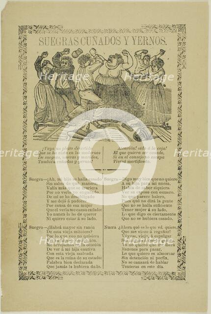 Mothers-in-law, Brothers-in-law, and Sons-in-law, n.d. Creator: José Guadalupe Posada.