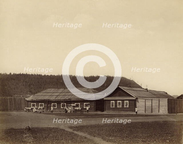 Ust'-Kara Hard Labor Convict Camp, 1891. Creator: Aleksei Kuznetsov.