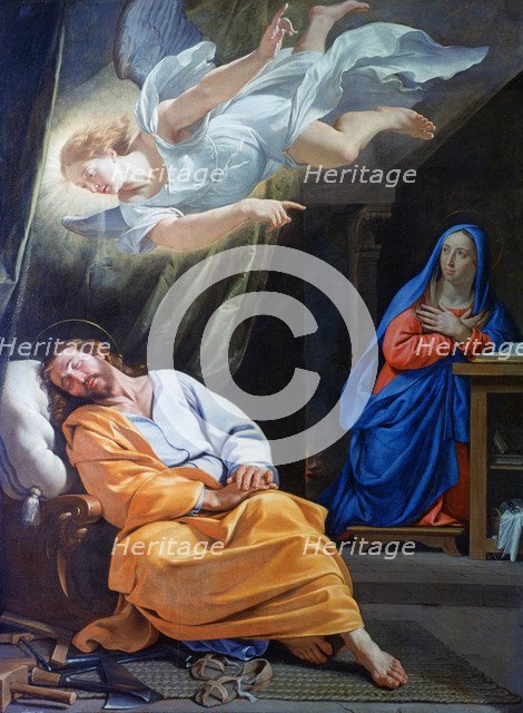 'The Dream of Saint Joseph', c1636. Artist: Philippe de Champaigne