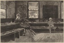 The Noon Recess, published 1873. Creator: Winslow Homer.