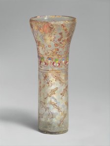 Beaker with Fish Motifs, Syria, 13th-14th century. Creator: Unknown.