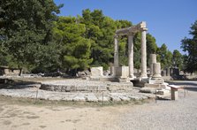 The Philippeion at Olympia, Greece. Artist: Samuel Magal