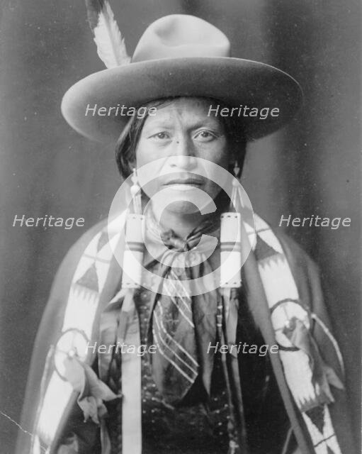 Jicarilla cowboy, c1905. Creator: Edward Sheriff Curtis.