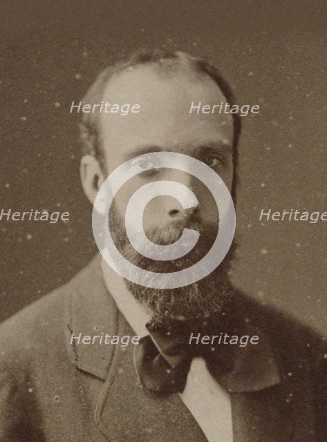 Portrait of the Composer Gaston Salvayre (1847-1916) , 1880. Creator: Anonymous.