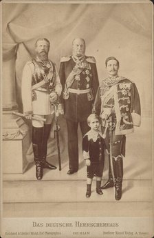 The German dynasty , c. 1888. Creator: Photo studio Reichard & Lindner, Berlin  .