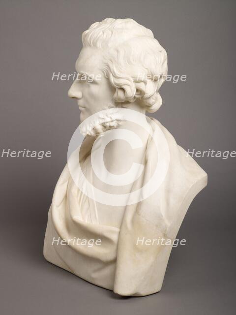 Bust of Felix Mendelssohn-Bartholdy, 1850. Creator: Peter Hollins.
