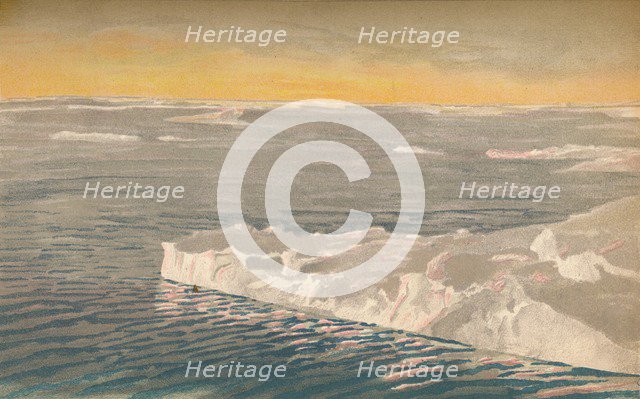 'Evening Among the Drift-Ice, 22nd September 1893, (1897). Artist: Fridtjof Nansen.