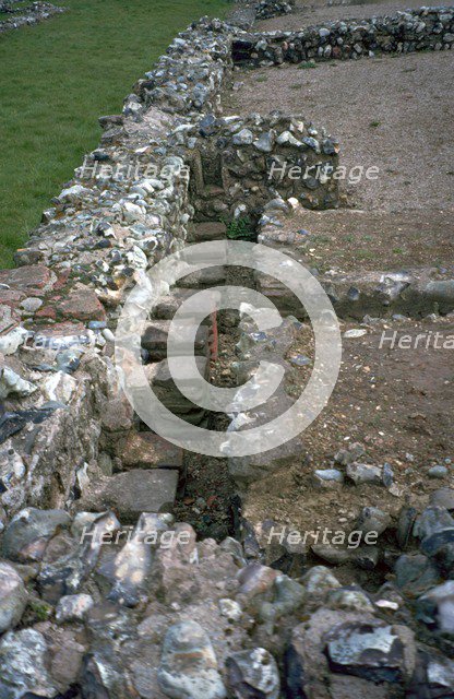 Roman Fort at Caister-on-Sea, built around 200 AD. Artist: Unknown