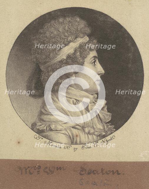 Elizabeth Ann Bayley Seton, 1797. Creator: Charles Balthazar Julien Févret de Saint-Mémin.