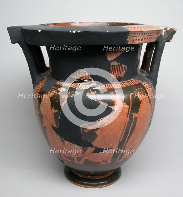 Column-Krater (Mixing Bowl), about 450 BCE. Creator: Painter of London E 489.