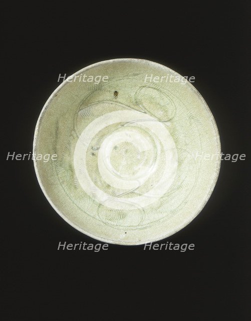 Celadon bowl, Song dynasty, China, 12th century. Artist: Unknown