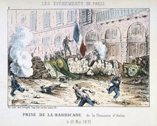 Paris Commune, 1871. Artist: Anon