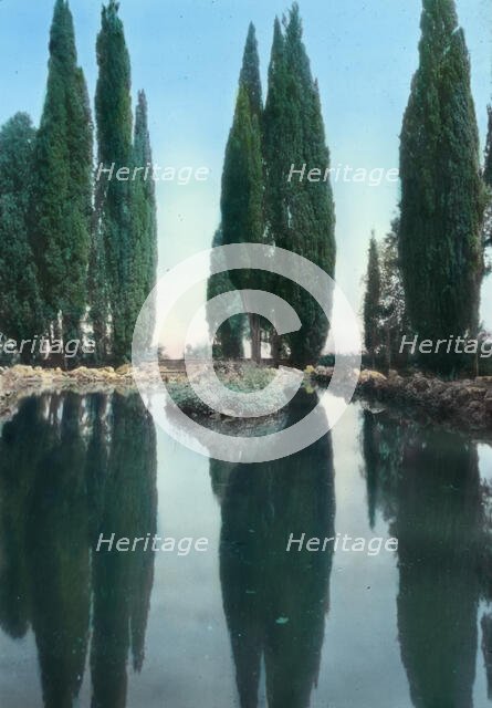 Villa Falconieri, Frascati, Lazio, Italy, 1925. Creator: Frances Benjamin Johnston.