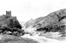 The Indian Frontier Rising - occupation of the Khyber: view at...Ali Musjid Gorge, 1898. Creator: Unknown.