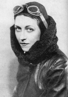 Amy Johnson, pilot, c1930s (1936). Artist: Unknown