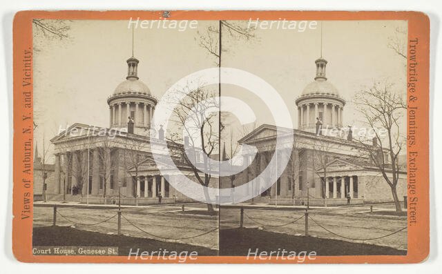 Court House, Genesee St., late 19th century. Creator: Trowbridge & Jennings.