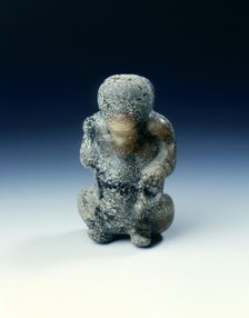 Jade dwarf, Six Dynasties period, China, 220-589. Artist: Unknown