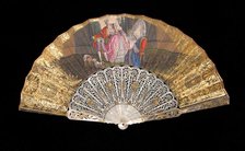 Fan, European, 1855-65. Creator: Unknown.