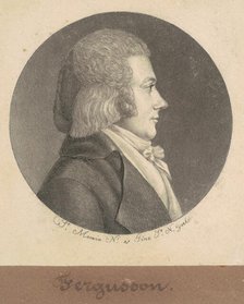 Ferguson, 1797. Creator: Charles Balthazar Julien Févret de Saint-Mémin.