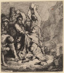 The Stoning of Saint Stephen, 1635. Creator: Rembrandt Harmensz van Rijn.
