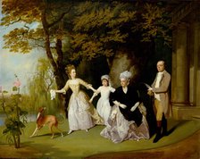 The Wilkinson Family, between 1776 and 1778. Creator: Francis Wheatley.