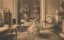 Louis XVI Room at the Cuban Embassy in Brussels, Belgium, 1927.  Creator: Unknown.