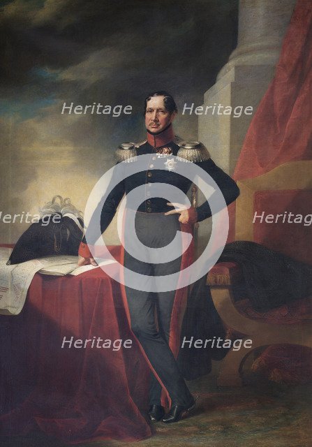 Portrait of King Frederick William III of Prussia, c1830. Artist: Unknown.