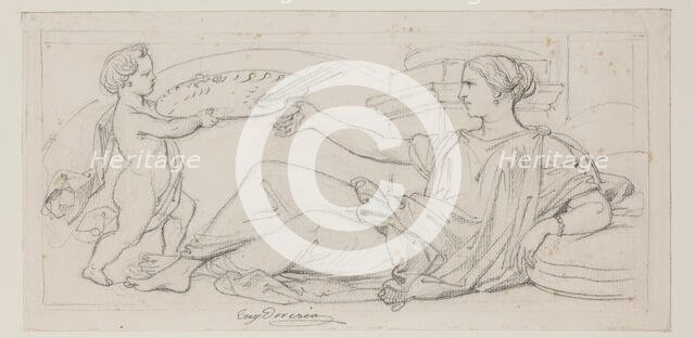 Painting, mid-19th century. Creator: Eugene Deveria.