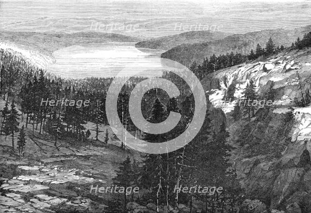 The Central Pacific Railway, North America: Donner Lake, 1868. Creator: Unknown.