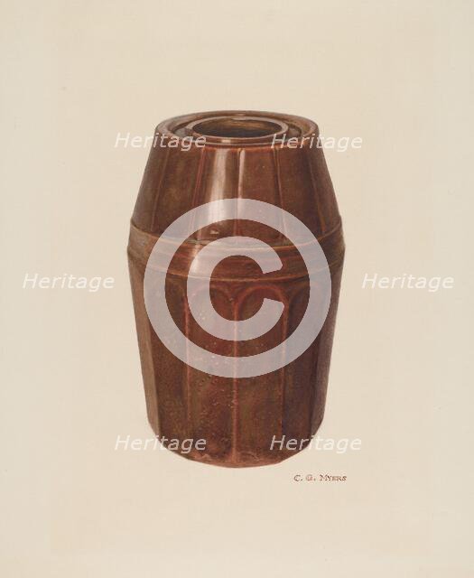 Jar, 1935/1942. Creator: Clinton Myers.