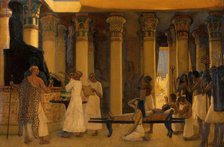 An invocation to I-em-hetep, the Egyptian deity of medicine, c1912. Creator: Ernest Board.