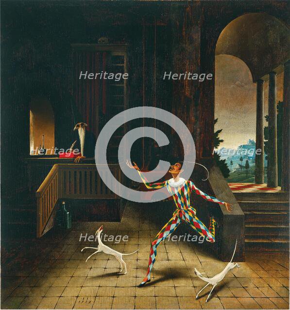 The Wizard and the Harlequin, 1927. Creator: Sedlacek, Franz (1891-1945).