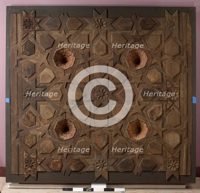 Panel from a Ceiling, Spain, 14th-15th century. Creator: Unknown.