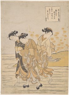 The Tama River at Ide, Yamashiro Province.